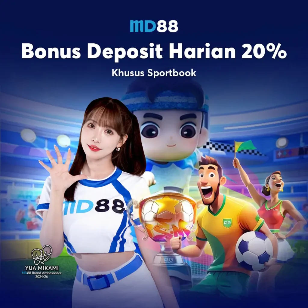 MD88 BONUS DEPOSIT HARIAN PERTAMA 20%