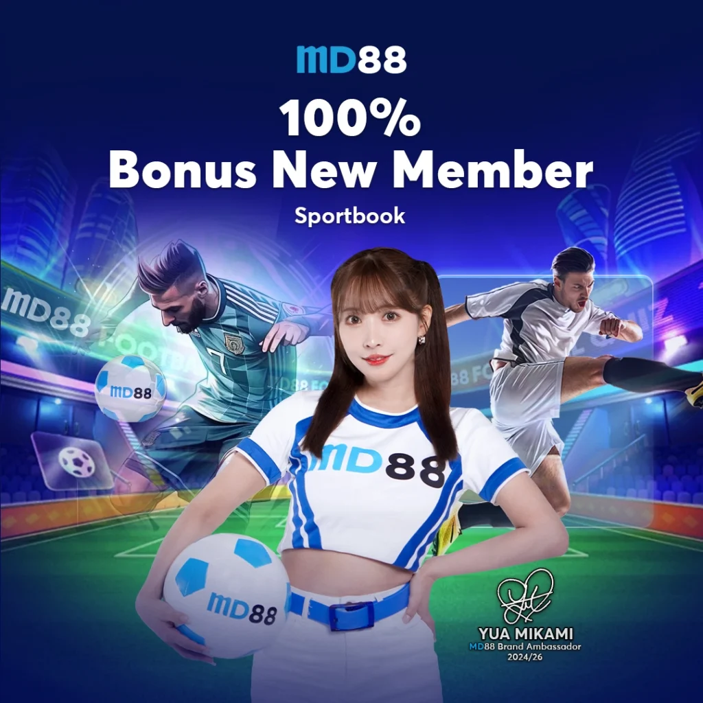 MD88 SPORTS 100% WELCOME BONUS